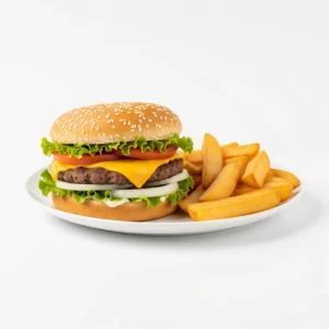 Cheese-Burger-with-chips