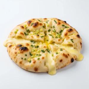 Garlic Nan Bread With Cheese