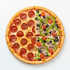 Half And Half Pizza
