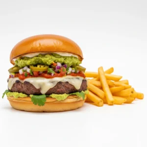 Texmex Burger With Chips