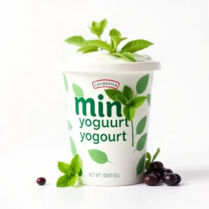 Tub Of Mint Yoghurt