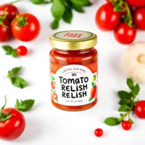 Tub Of Tomato Relish